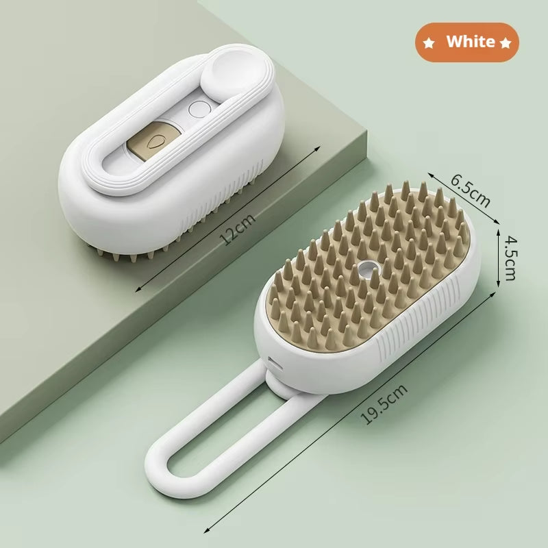 Cat Dog Pet Spray Massage Comb One Button Spray anti Flying Hair Comb Bath Brush Hair Removal Pet Supplies