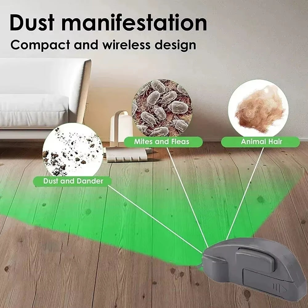 Vacuum Cleaner Dust Display LED Lamp Detect Microscopic Dust Invisible Pet Hair Vacuum Cleaner Accessories(No Battery)