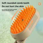 Cat Dog Pet Spray Massage Comb One Button Spray anti Flying Hair Comb Bath Brush Hair Removal Pet Supplies