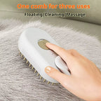 Cat Dog Pet Spray Massage Comb One Button Spray anti Flying Hair Comb Bath Brush Hair Removal Pet Supplies
