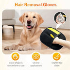 2Pcs Electrostatic Gloves Pet Hair Removal, 2025 Pet Hair Remover Glove, Washable Reusable Dogs Cats Hair Gloves for Furniture Bed Sheets Couch Clothes Carpet Car Seat